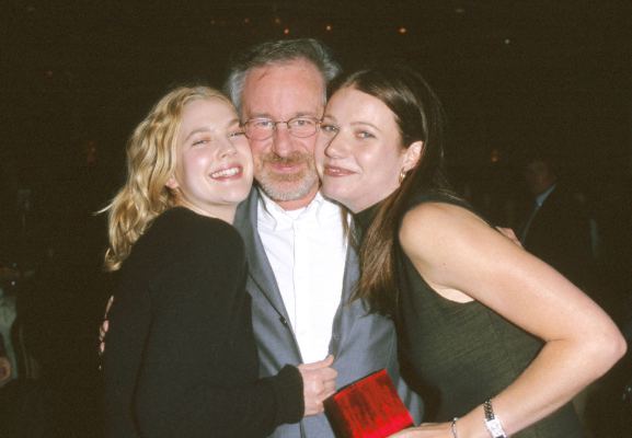 Drew Barrymore, Steven Spielberg and Gwyneth Paltrow