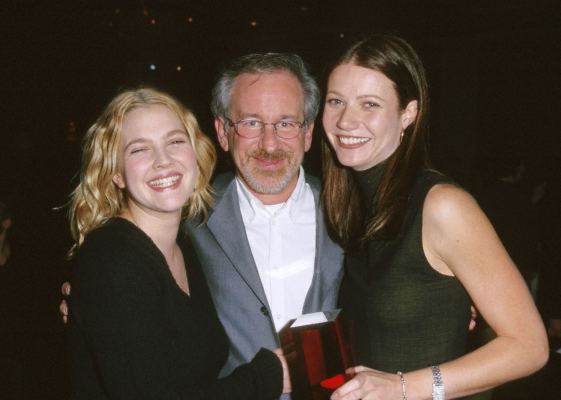 Drew Barrymore, Steven Spielberg and Gwyneth Paltrow