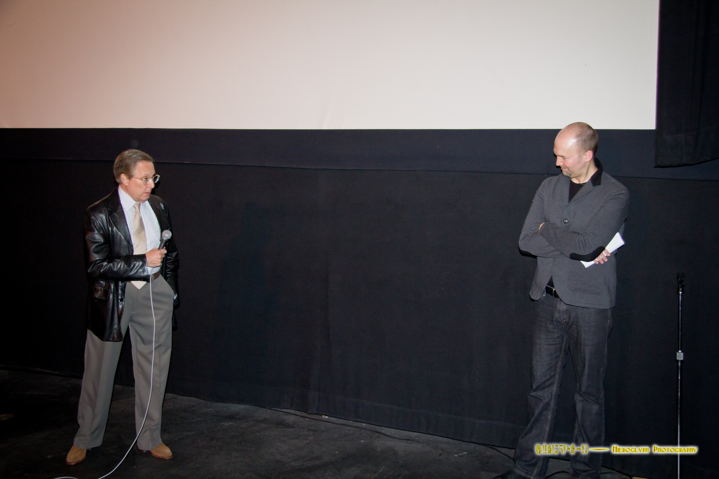 Aron Michael Thompson & director William Friedkin at the SIFF 2012 tribute screening of THE EXORCIST