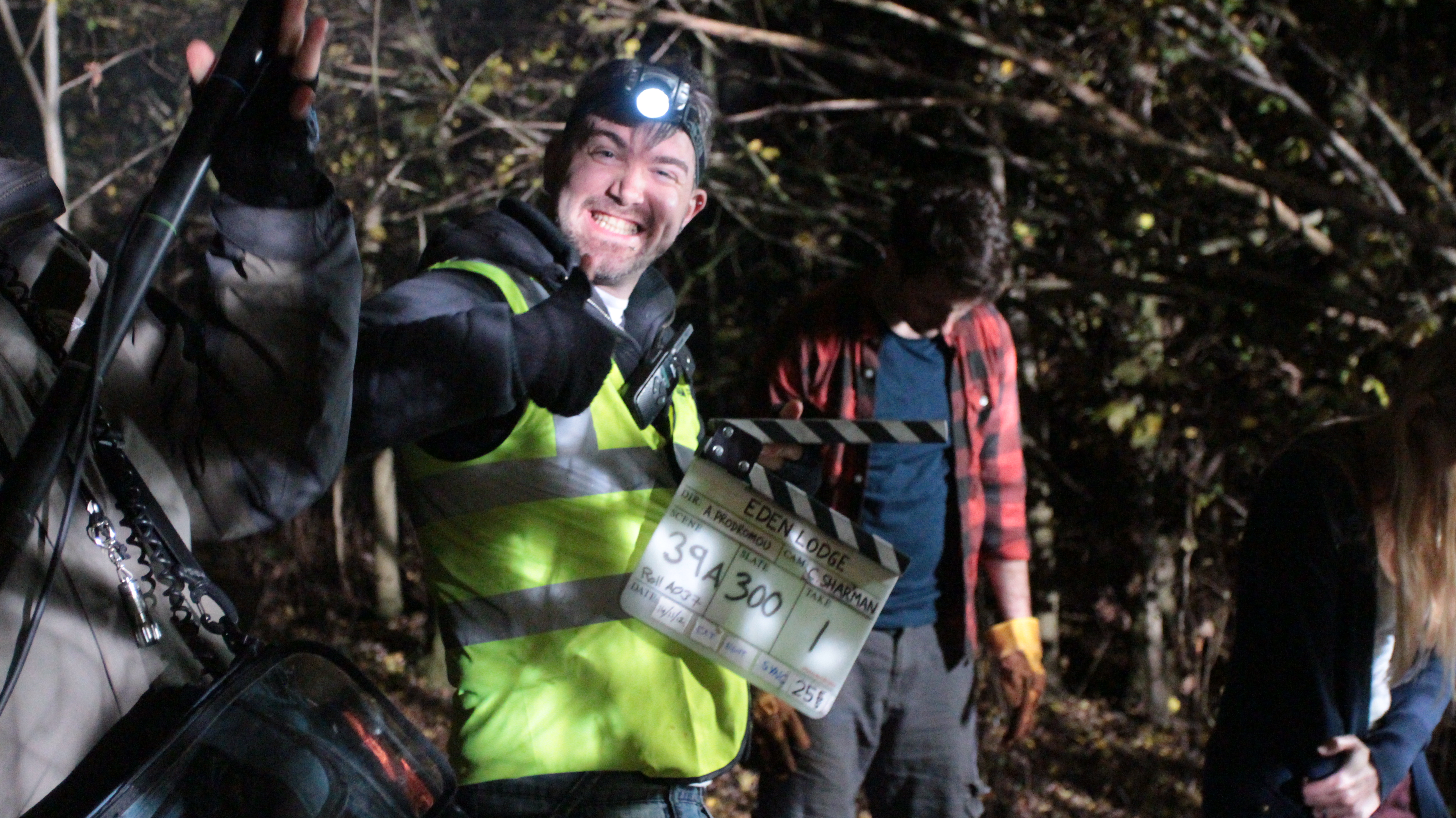 On location as 1st AD for British horror/thriller feature 'Eden Lodge'