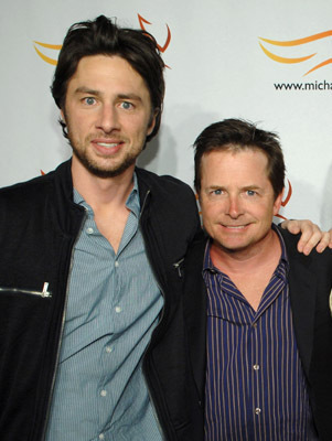 Michael J. Fox and Zach Braff