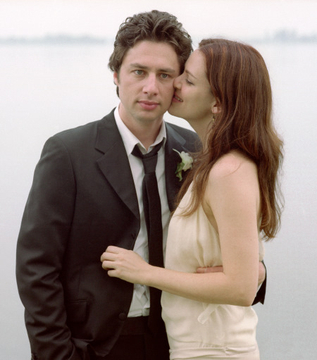 Still of Jacinda Barrett and Zach Braff in The Last Kiss (2006)