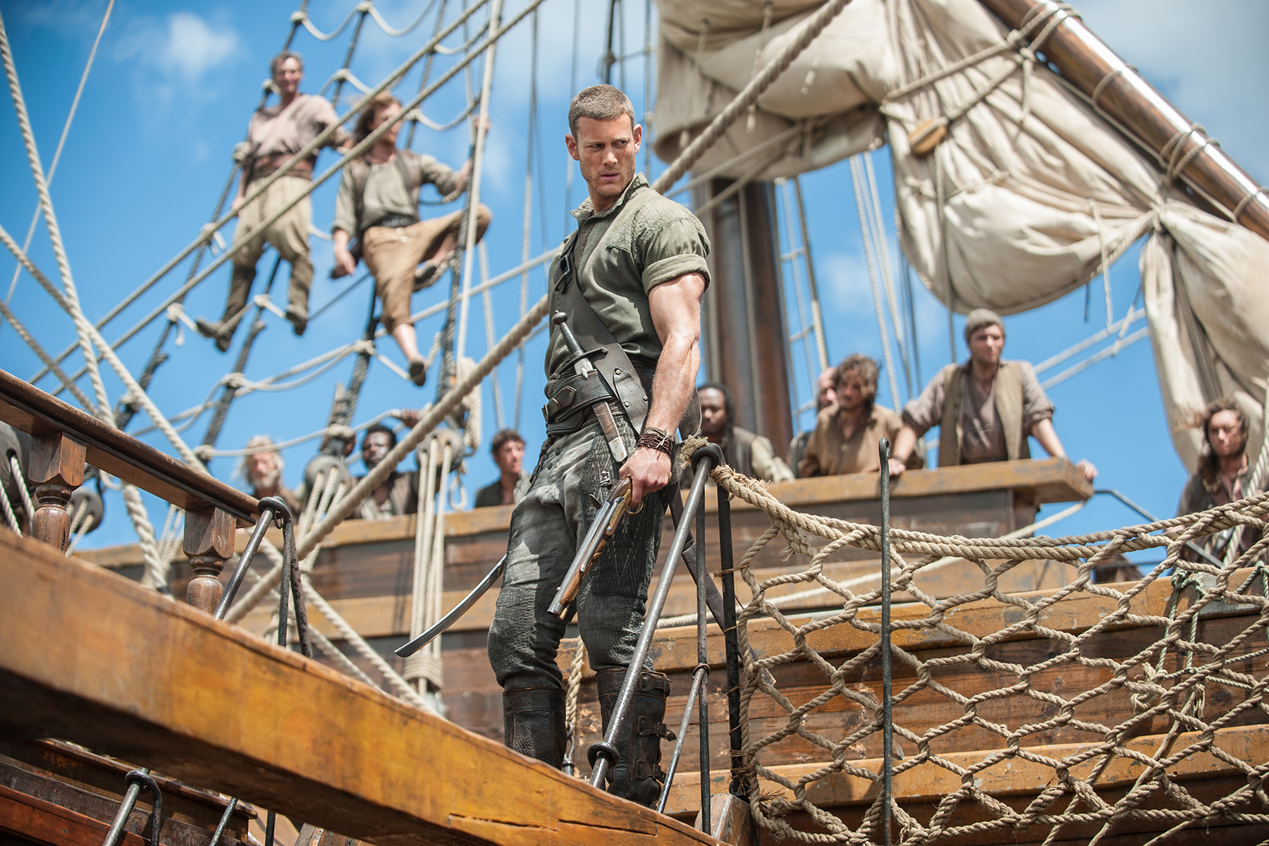 Still of Tom Hopper in Black Sails (2014)