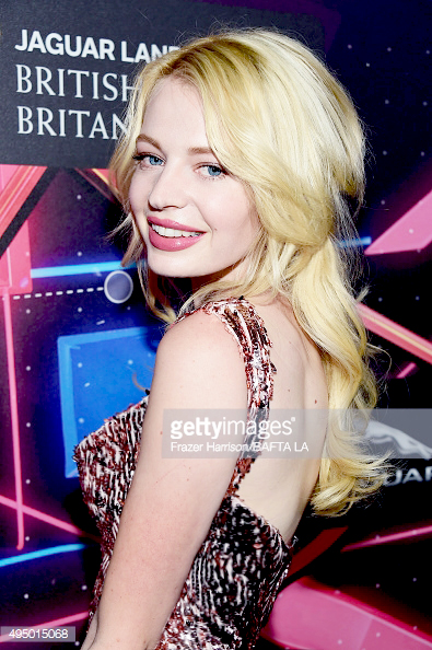 Actress Chloe Farnworth attends the 2015 Jaguar Land Rover British Academy Britannia Awards