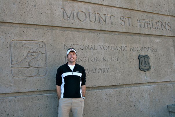 George Rabatin at Mount Saint Helens Visitor Center