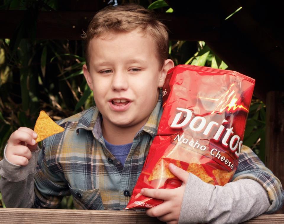 Carsen as the Brat in winning Doritos 2012 Super Bowl commercial