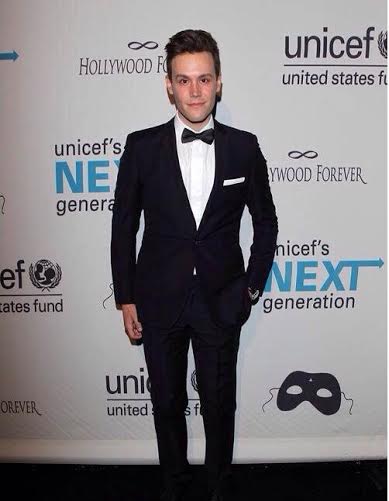 Television Host Matthew Hoffman attends the 2014 Unicef Halloween Masquerade Gala in Los Angeles, California