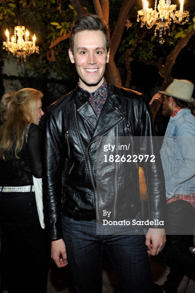 Television personality Matthew Hoffman attends a private dinner supporting fashion line Rag & Bone