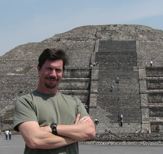 Ed at Teotihuacan