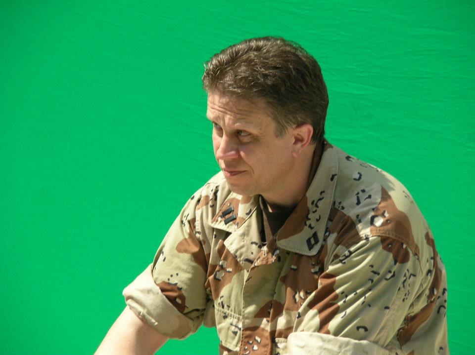 Green-Screen filming on the set of 