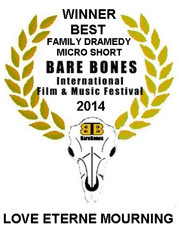 Laurel for Best Family Dramedy Micro Short for the Bare Bones Film & Music Festival.