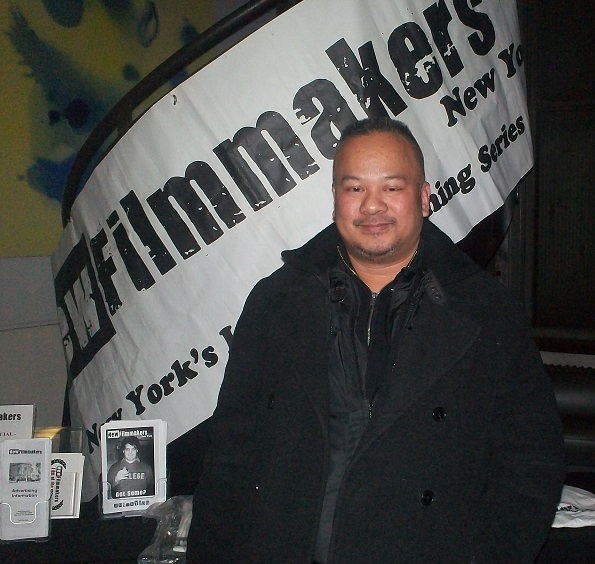 Director Joseph Villapaz after screening of No One Lives Forever on Jan. 3, 2013 at the Anthology Film Archives, NYC.