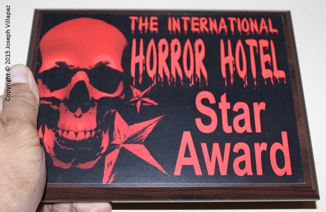 4th Place award in the Best Sci-Fi Short category for the International Horror Hotel film festival.