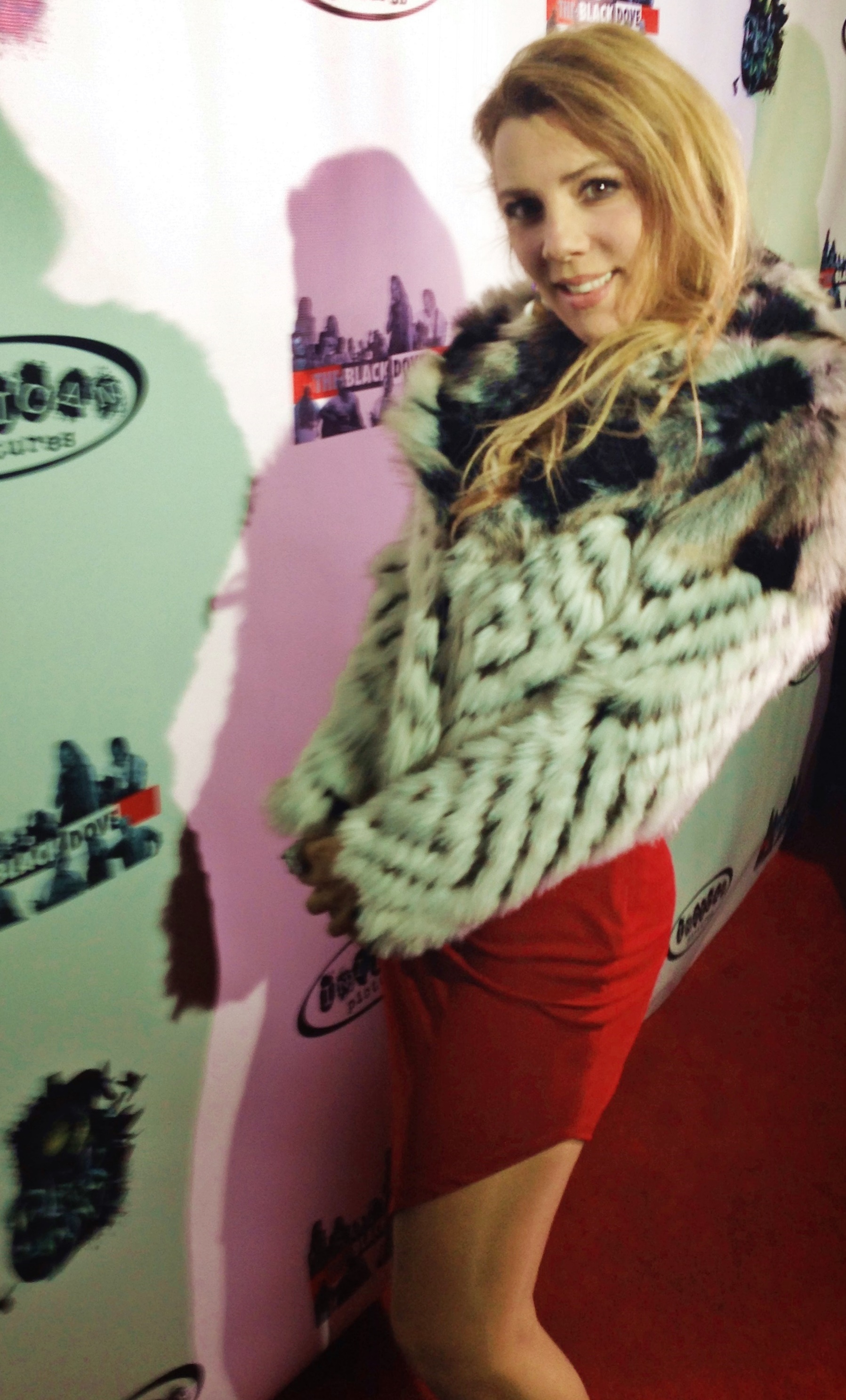Stefania Marcone walking the Red Carpet at the Premiere of the Movie 