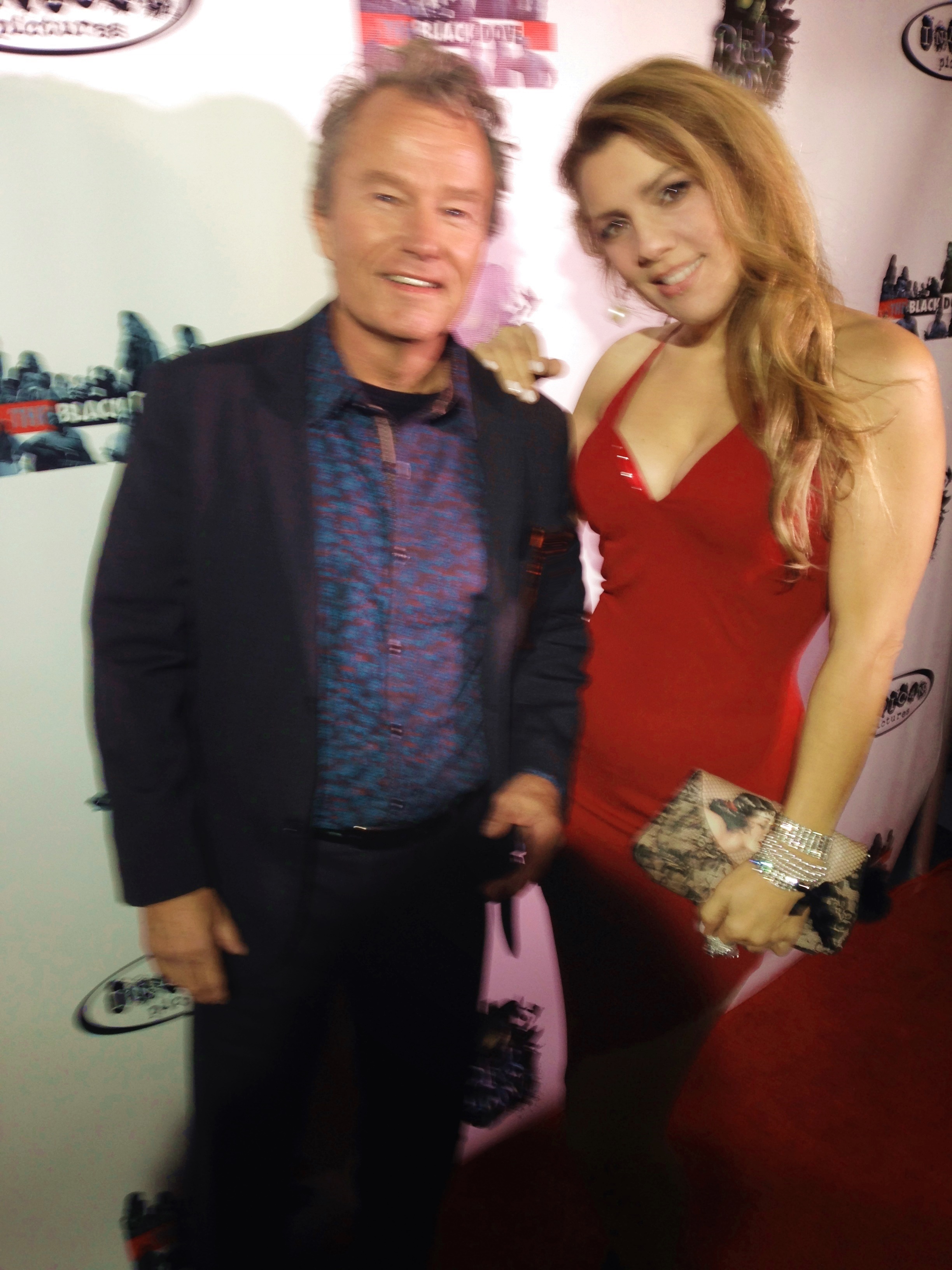 Stefania Marcone and John Savage at the Premiere of the movie 