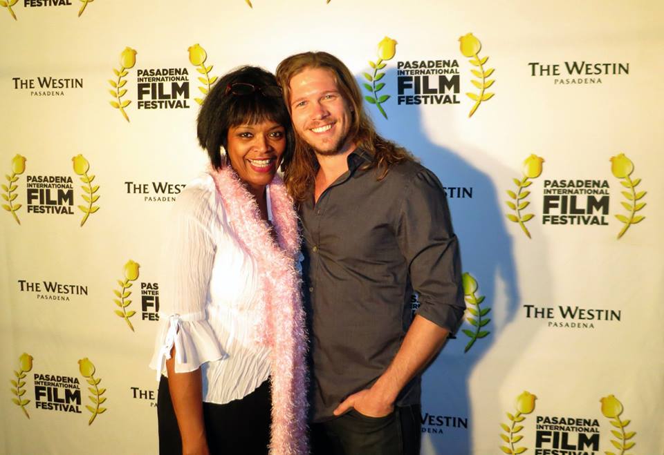Scotty Dickert with Katsy Chappell at the Pasadena International Film Festival