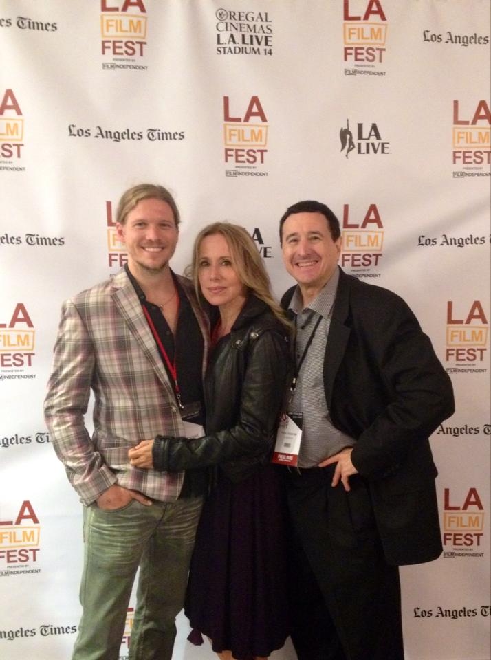 Scotty Dickert with Elana Krausz and Perris Alexander at the Los Angeles Film Festival