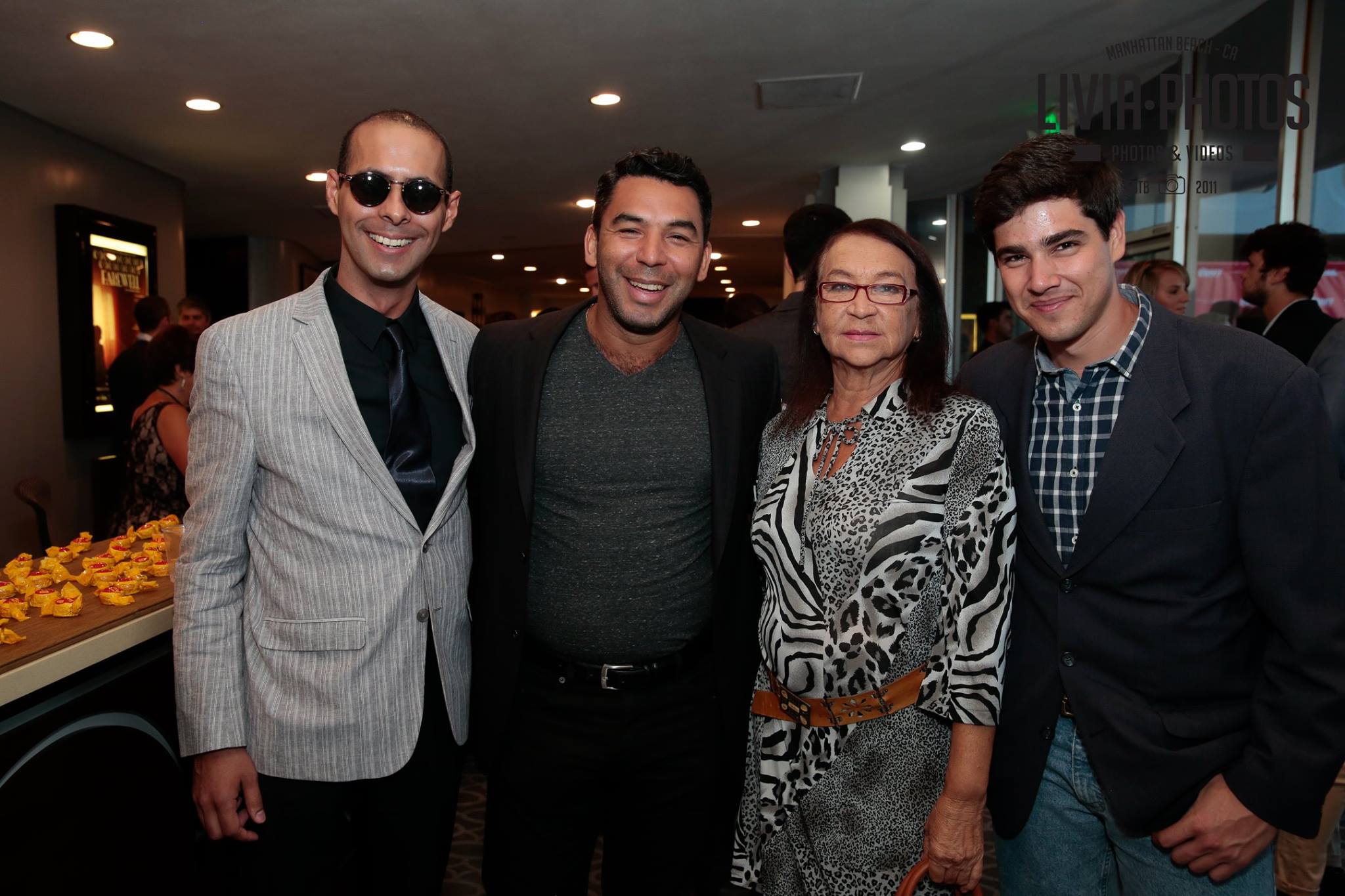 With Eric Marinho and others at Los Angeles Brazilian Film Festival, LABRFF 2015.