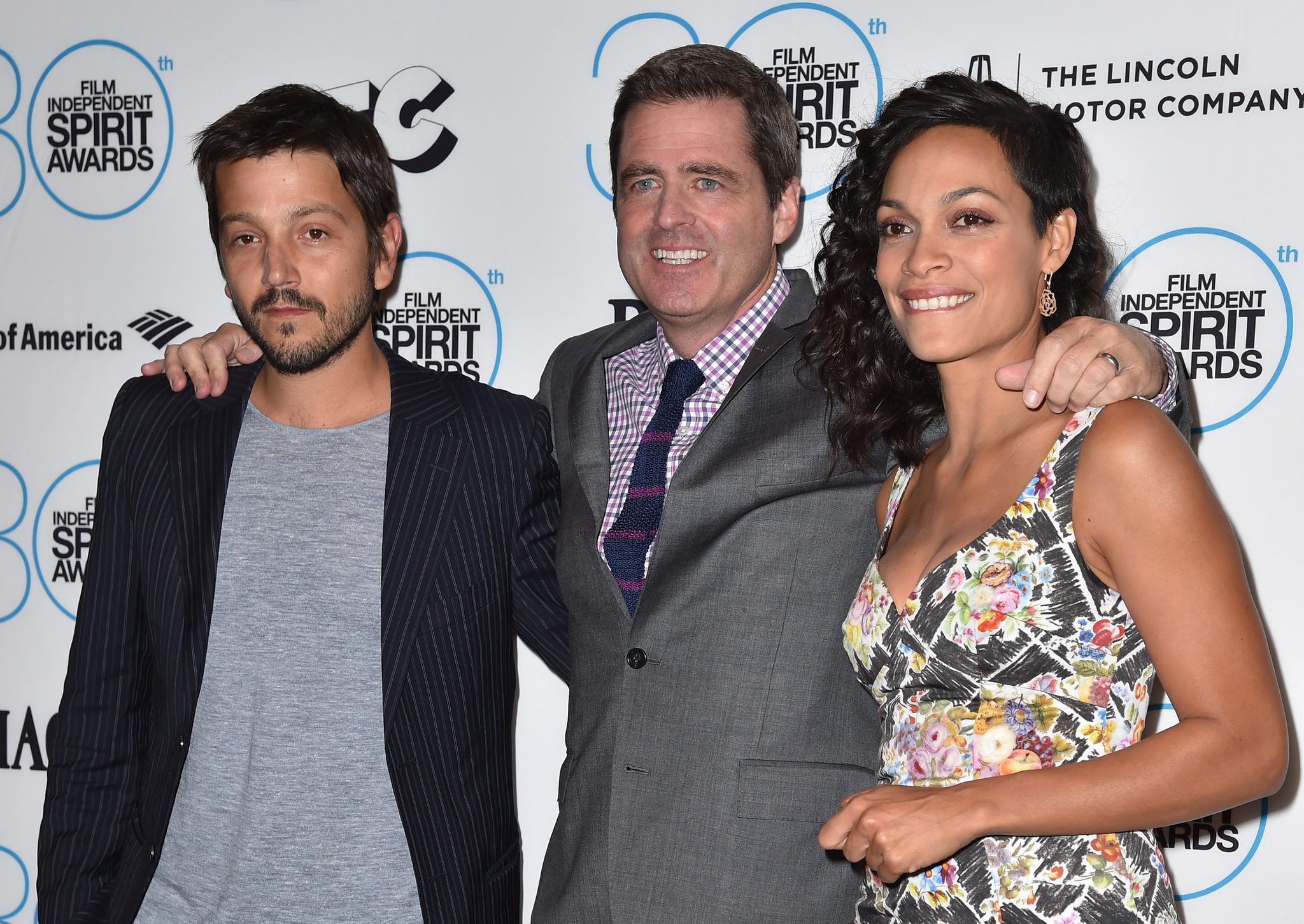 Rosario Dawson, Diego Luna and Josh Welsh