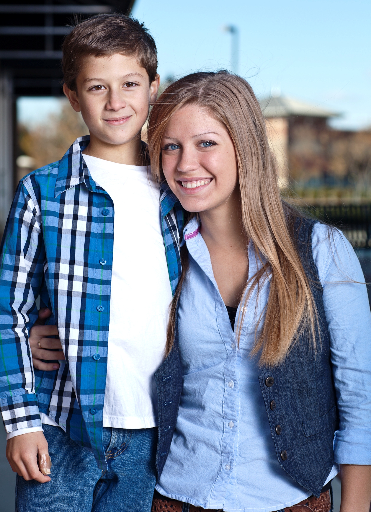 (2010) Drew and sister Katie.