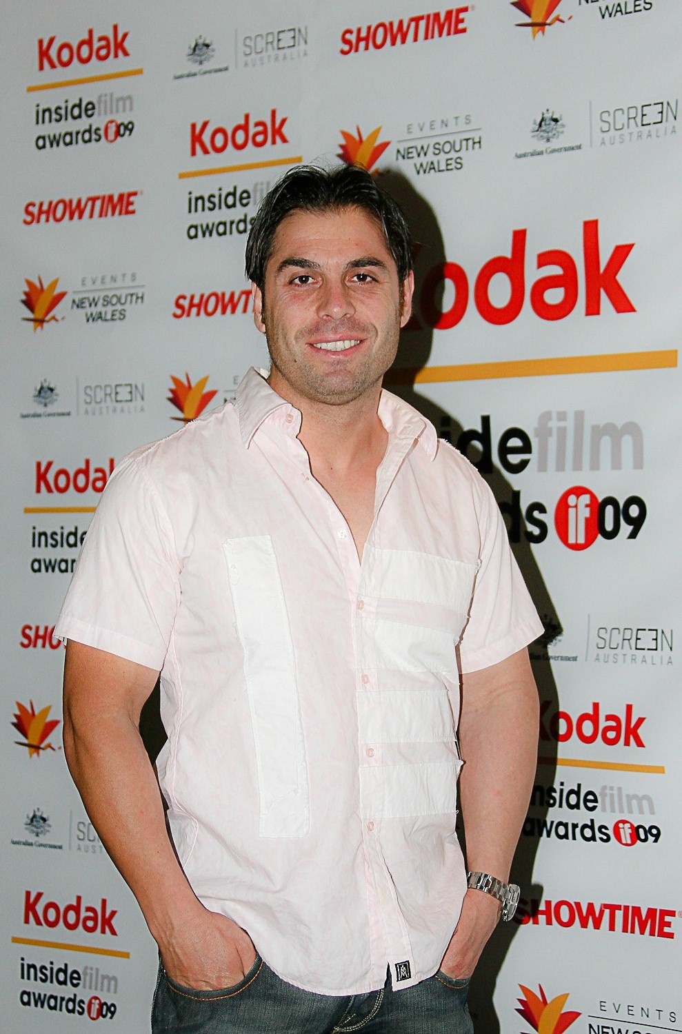 Bobey Taleb at the Kodak Inside Film Awards 09 at Luna Park, Sydney.