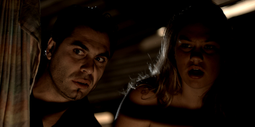 Screenshot of Bobey Taleb and Mia Robinson in Badmouth. The first Feature Film shot in Australia on the RED Camera in 2008, had it's Exclusive World Film Premiere at the 2011 Dungog Film Festival.