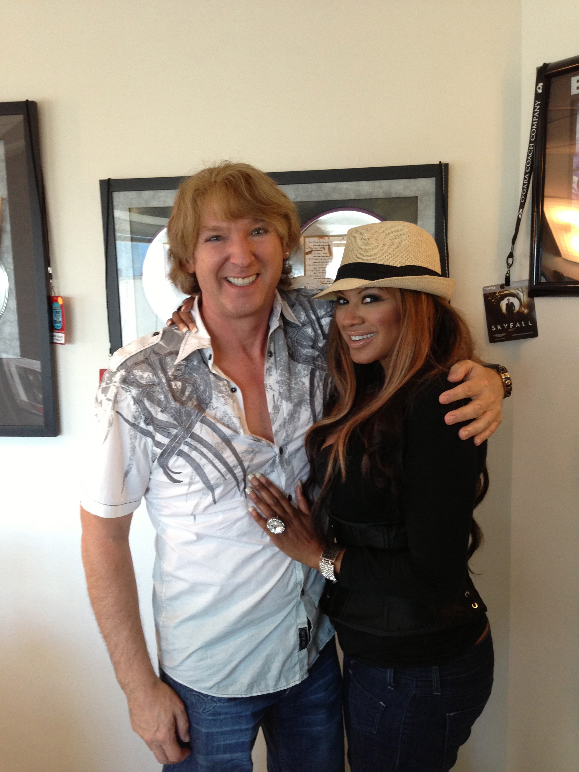 Michael Blakey and Traci Bingham at Electra Star Management.