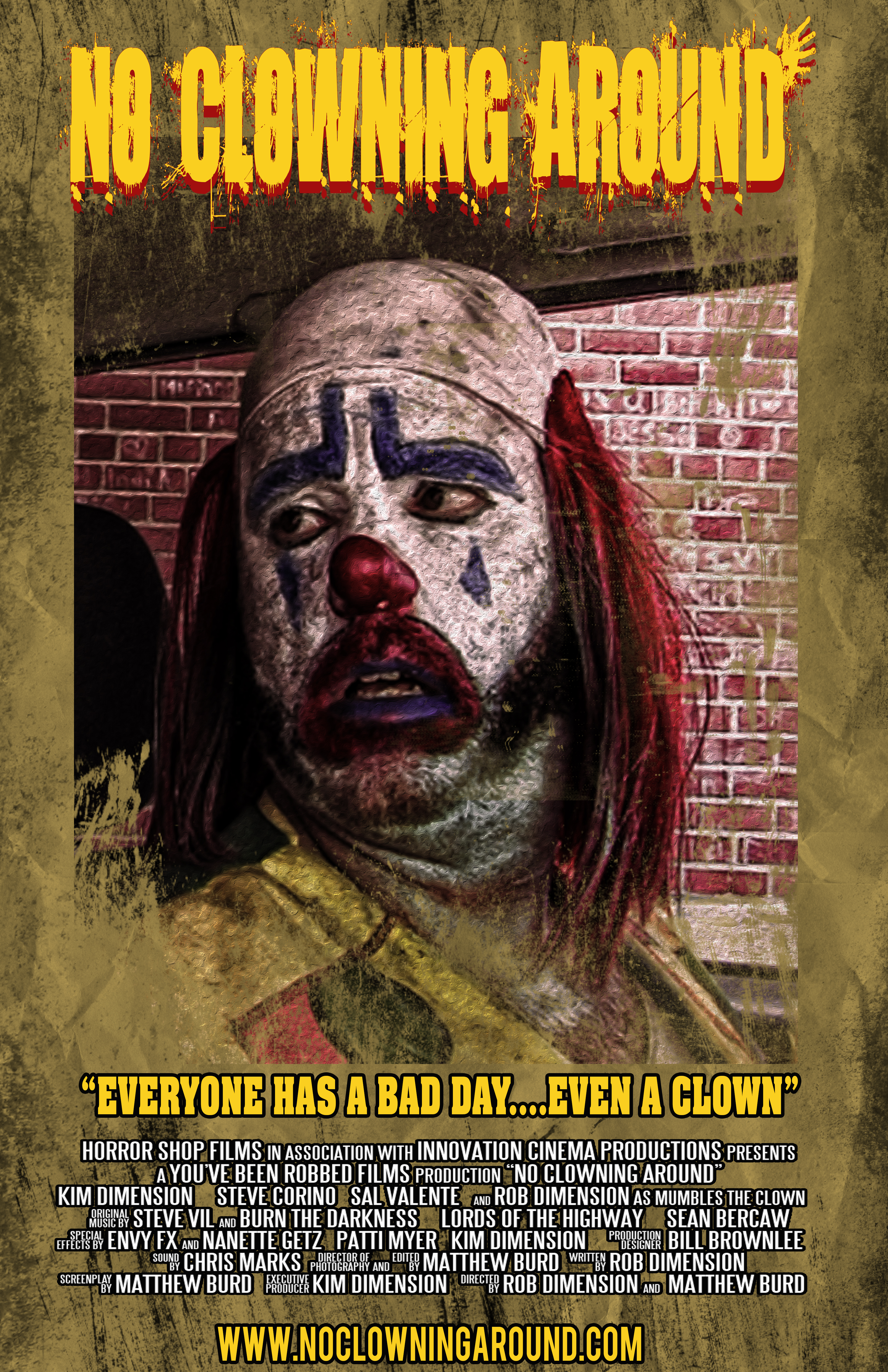 Poster art for No Clowning Around