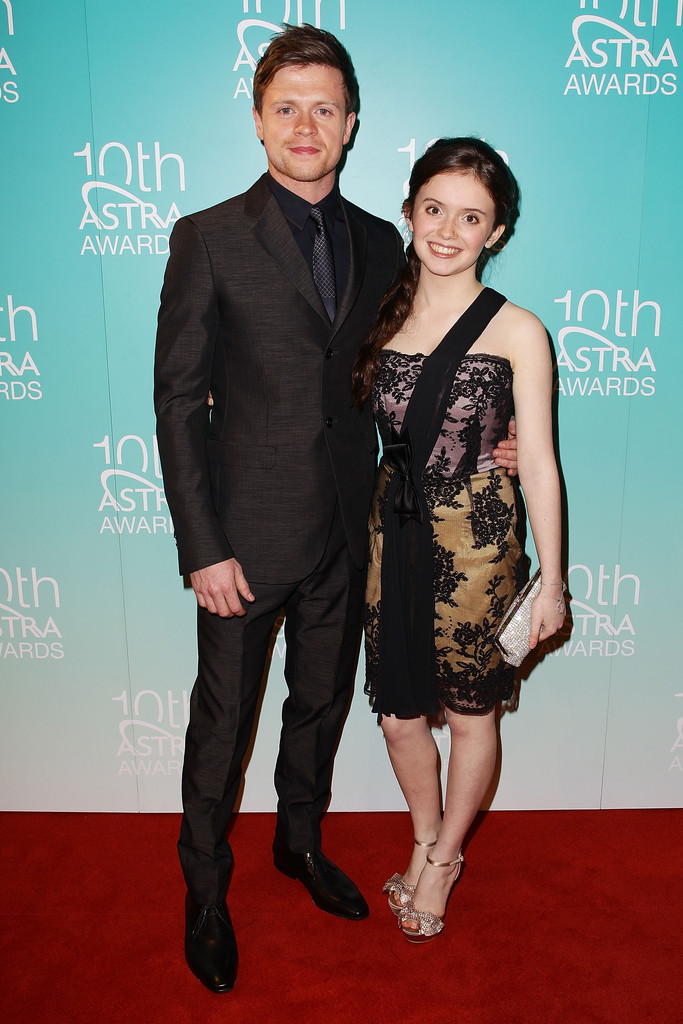 Hugo Johnstone-Burt and Lara Robinson at the 10th Annual Astra Awards.