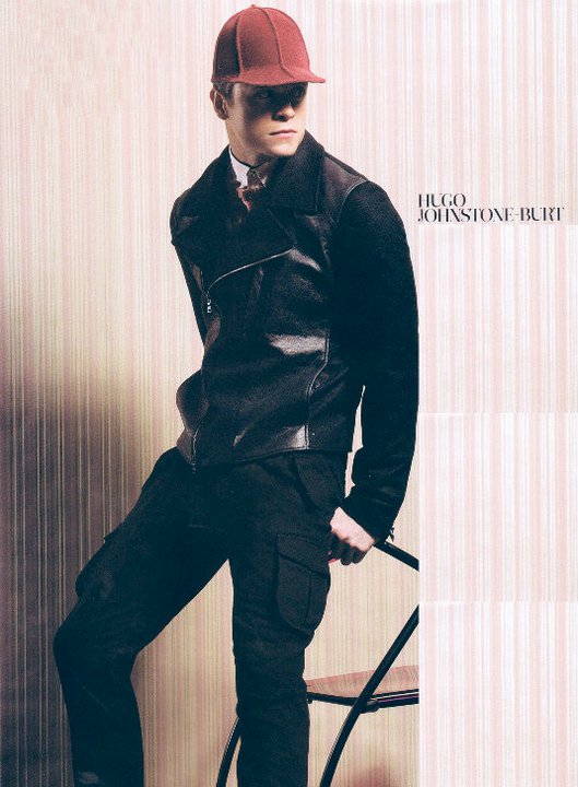 Johnstone-Burt's shoot in GQ Style magazine.