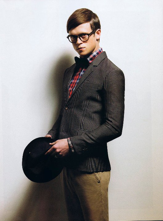 Johnstone-Burt's shoot in GQ Style magazine.