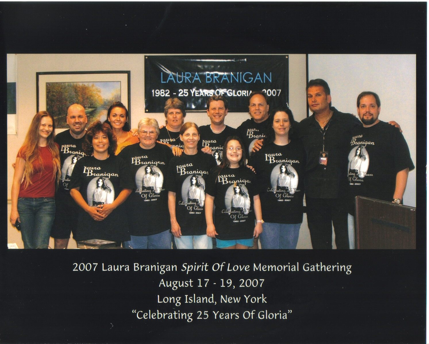 With friends Kathy and Vince Golik and fans at our Laura Branigan 