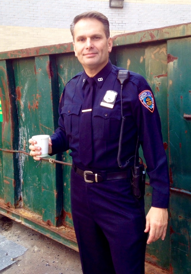 Portraying Parole Officer on hit TV show and coffee....:)