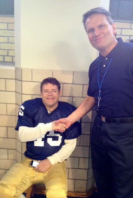 Benching my player...lol - that is fine actor Mr. Sean Astin known for film 