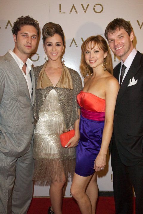 With Gene Gallerano, Christina Bennett Lind and Sarah Glendening at the Daytime Emmy Awards red carpet