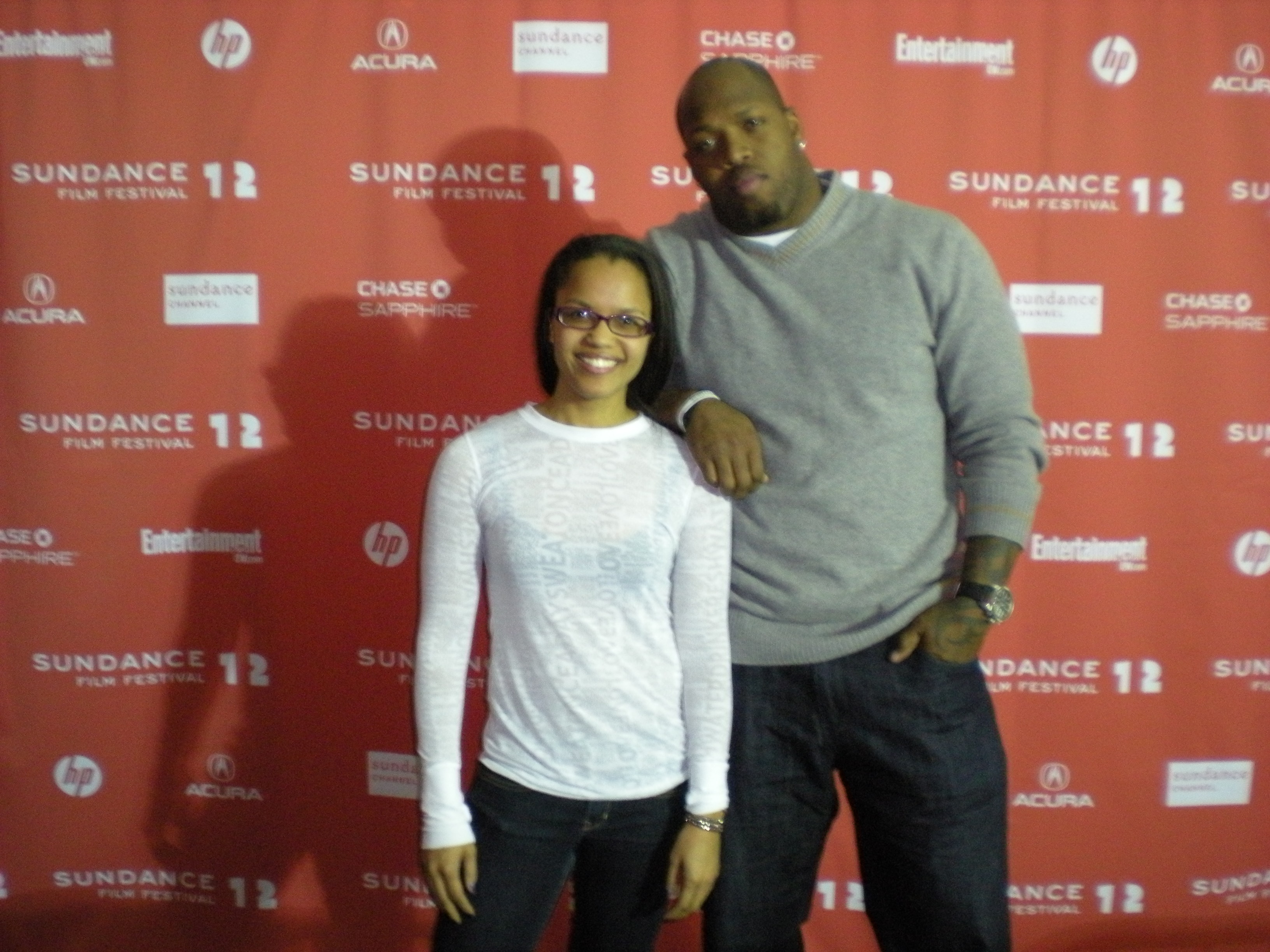 Kari Nicolle and Terrell Suggs, Sundance 2012