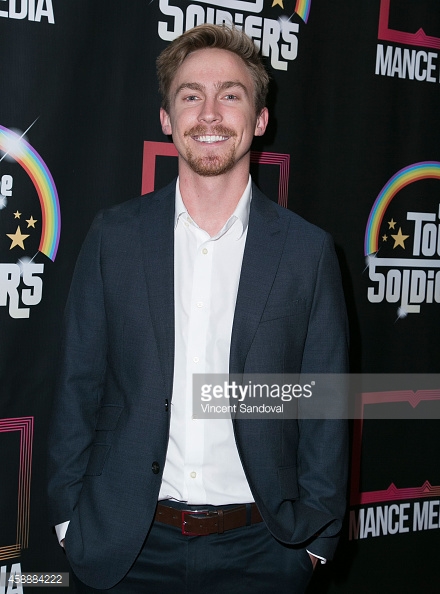 Thatcher Robinson at the Los Angeles premiere of The Toy Soldiers