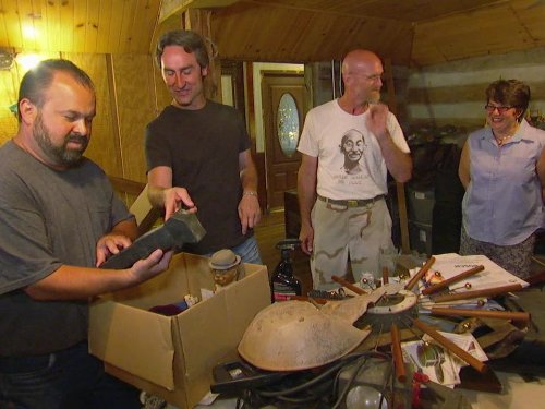 Still of Frank Fritz and Mike Wolfe in American Pickers (2010)