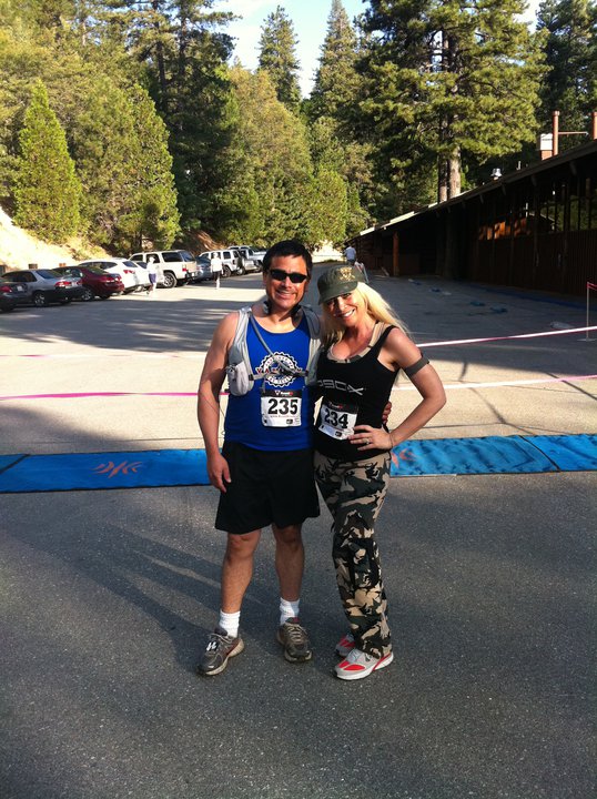 Actors John & Eileen Prudhont before running a race