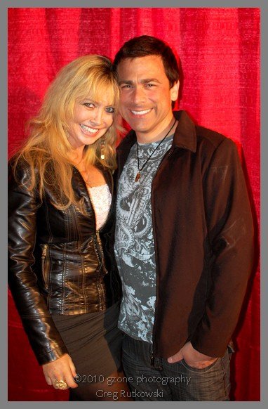 Actress/Supermodel Eileen Rene and boyfriend Actor John Prudhont http://www.imdb.com/name/nm1574897/ at 