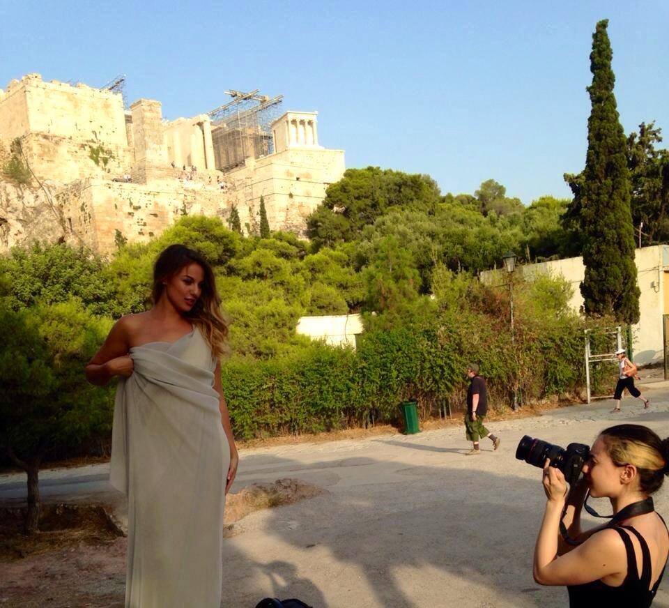 Greek Goddess Photo Shoot Acropolis, Athens Greece