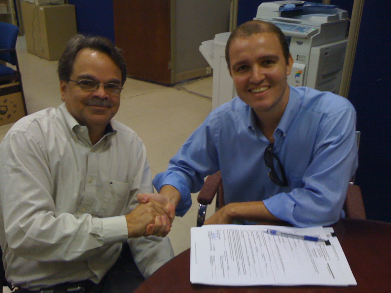 Executive producer Noel Quiñones and Director Juan Agustín Márquez