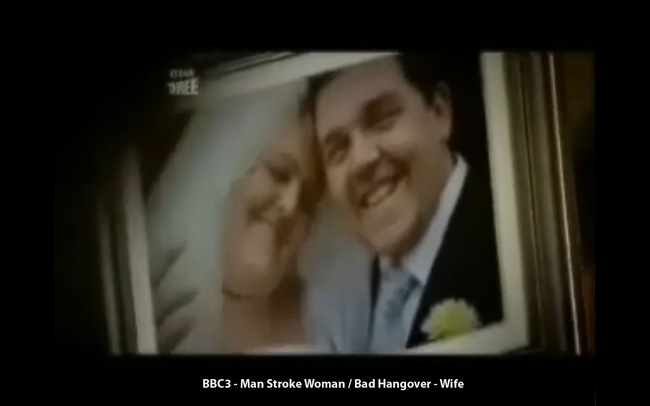 Man Stroke Woman - BBC3 Bad Hangover Scene Character - Wife