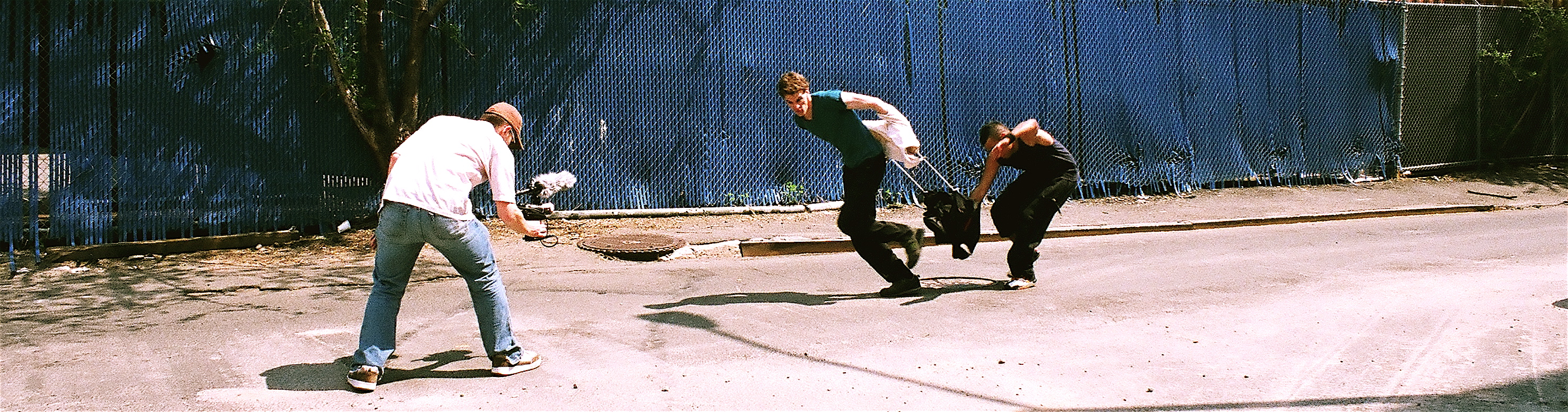 Production Still from Jesse's starring role in Under Penalty.