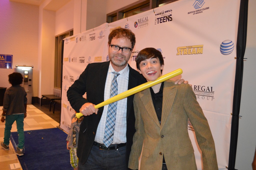 Rainn Wilson and CJ Diehl LA Premiere of The Stream 2013 Good Times!