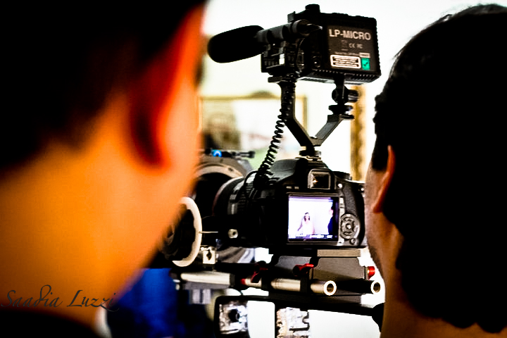 Director Of Photography Marvin Suarez shooting the film 