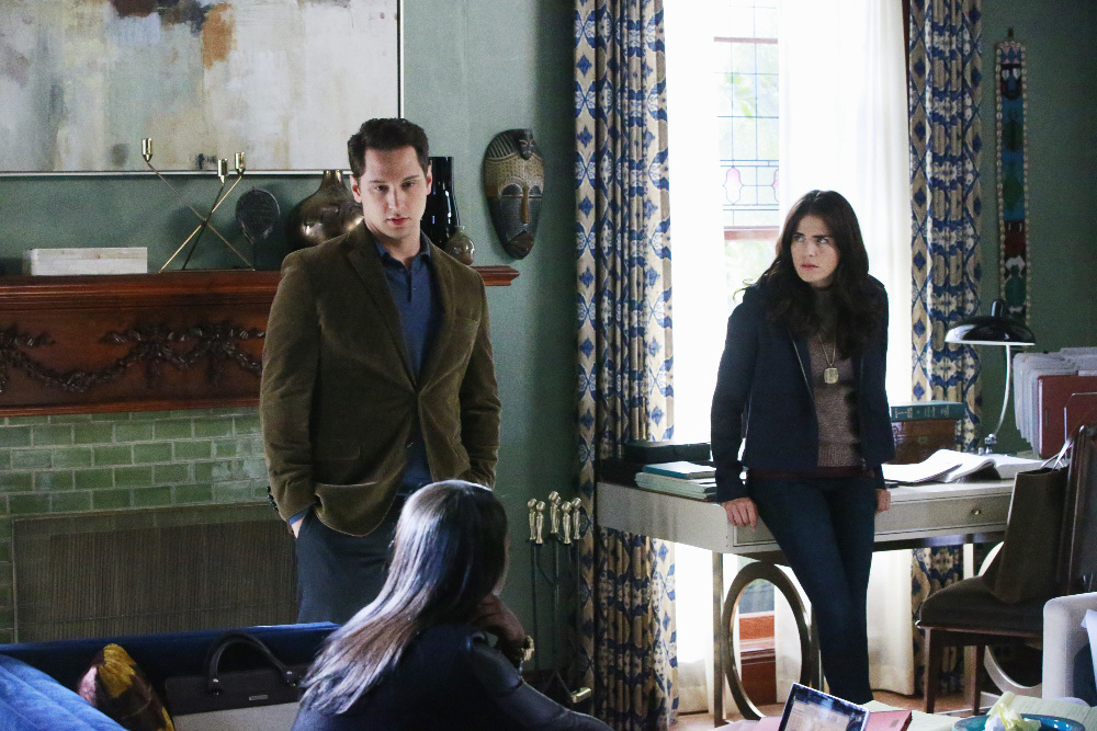 Still of Karla Souza, Matt McGorry and Aja Naomi King in How to Get Away with Murder (2014)