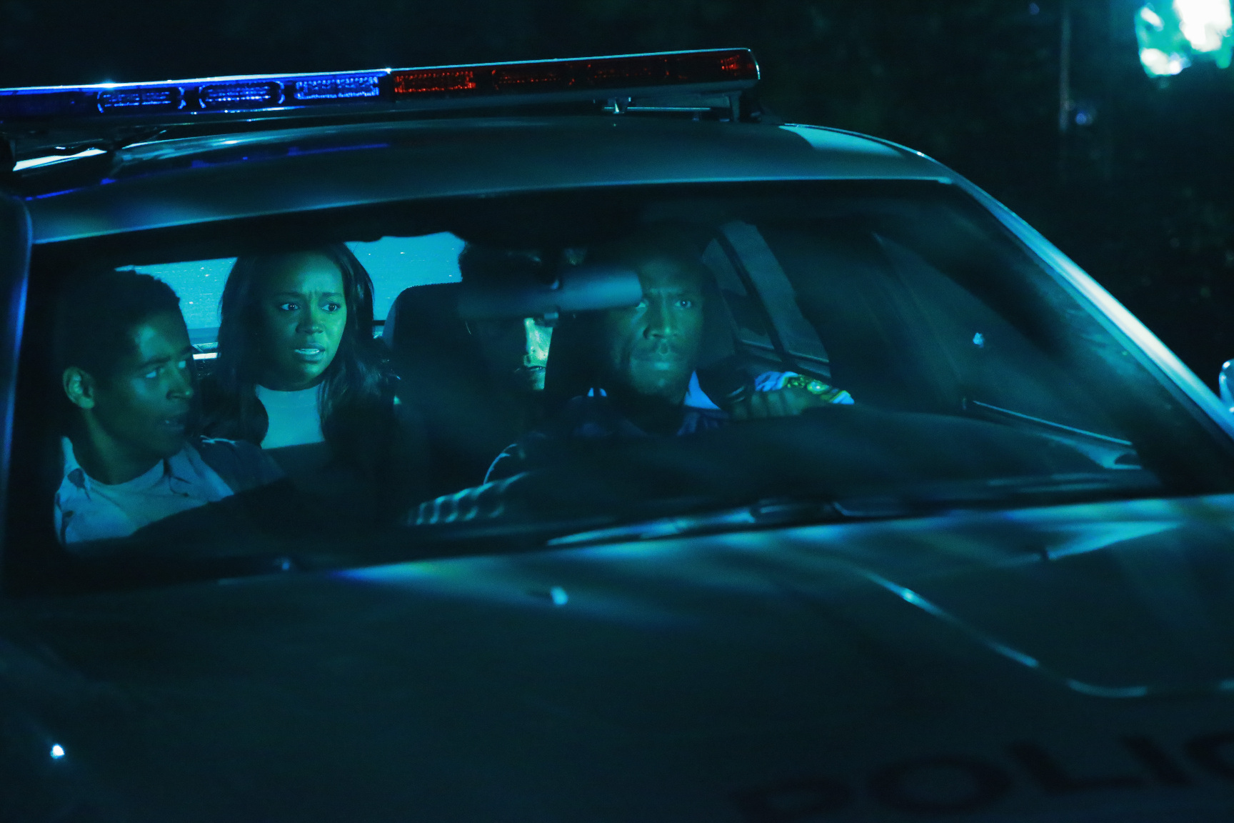 Still of Billy Brown, Alfred Enoch and Aja Naomi King in How to Get Away with Murder (2014)