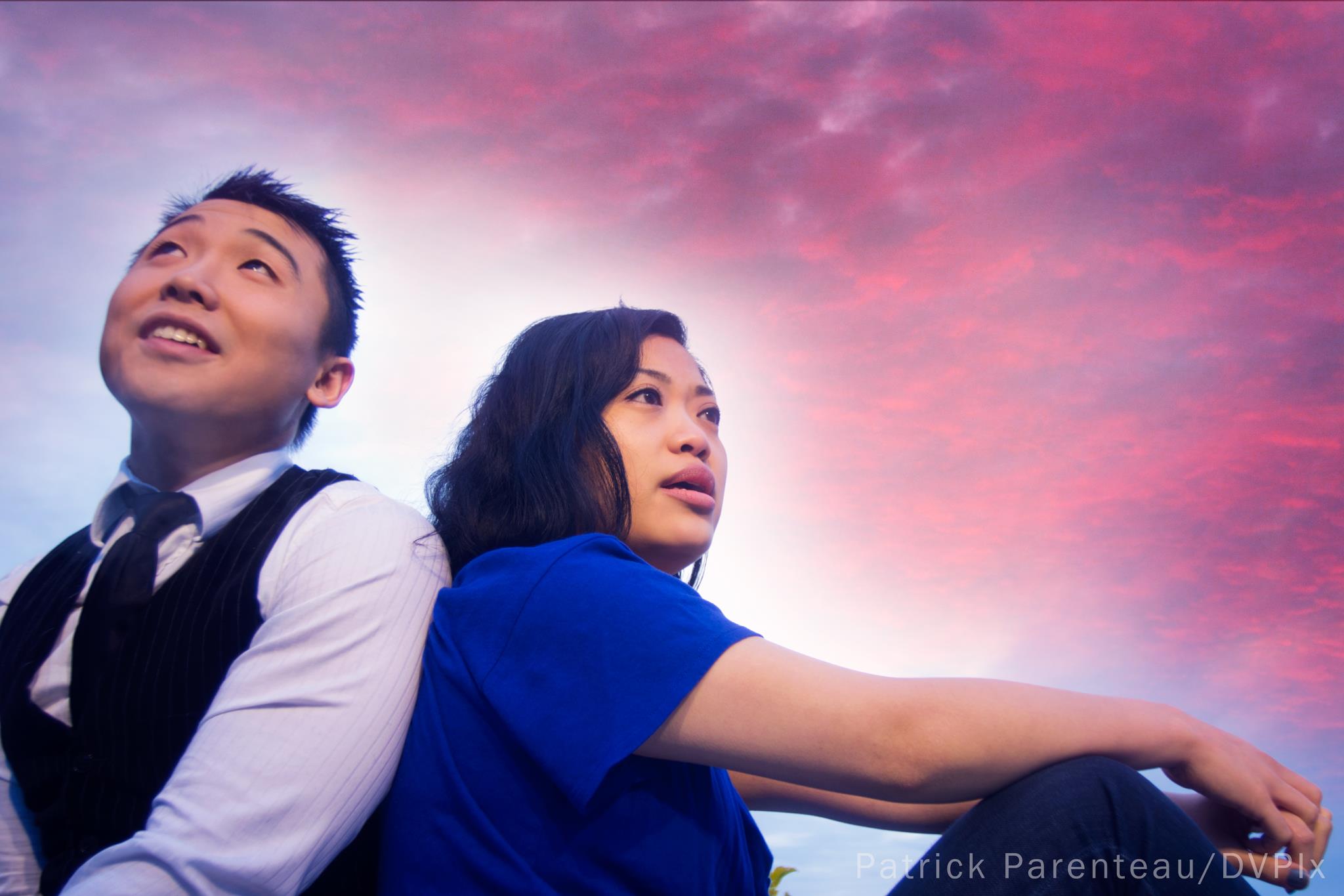 Quynh Mi and Alvin Tran in a promotional photo for Vancouver Asian Canadian Theatre.