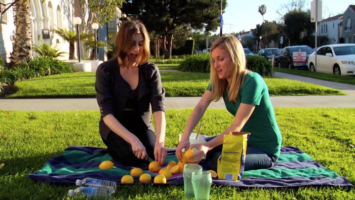 Still of Tracy Meyer and Dana Sorman from Lemons The Show